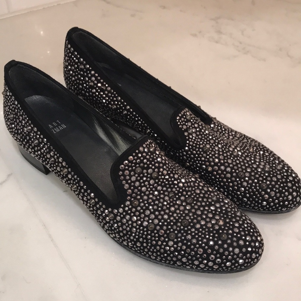 Stuart Weitzman studded loafer
